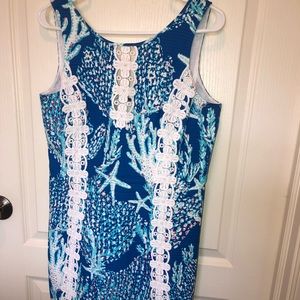 EUC Lilly Pulitzer Good Reef Ember Shift Size 10